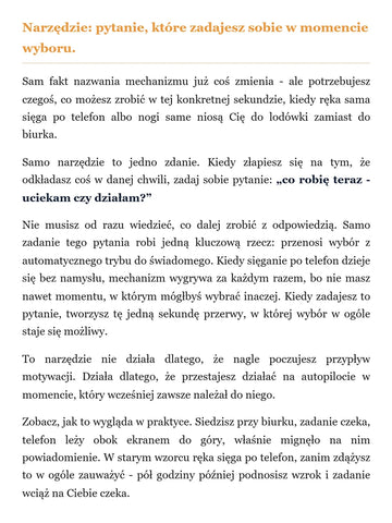 Strona z ebooka: Przykładowe narzędzie